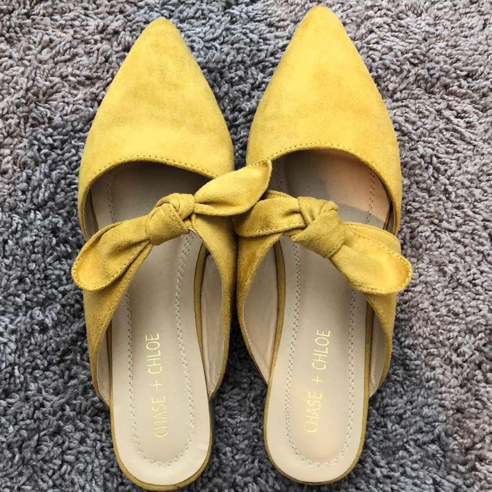 Chase + Chloe Bow Tie Flats